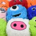 Fuzzy Monsters pluszowa piłka z futerkiem, różne warianty, 23 cm