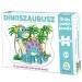Gigantyczne puzzle podłogowe dinozaurów, 12 elementów.