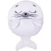 Happy Nappers: Biała uszatka poduszka śpiwór 137cm