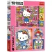 Hello Kitty i przyjaciele 2x200 elementów puzzle - Trefl