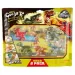 Heroes of Goo Jit Zu Minis: Jurassic World zestaw 6 mini figurek dinozaurów