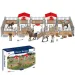 Horse Ranch premium zestaw startowy z figurkami, zagrodą i akcesoriami.