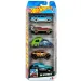 Hot Wheels: Getaways zestaw 5 samochodzików 1/64 - Mattel