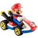 Hot Wheels Mario Kart: samochodzik Mario 1/64 - Mattel