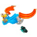 Hot Wheels Monster Trucks: zestaw torowy Spiral Shark Smash z samochodzikiem Mega-Wrex – Mattel
