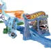Hot Wheels Racer wierszyk: zestaw torowy Jurassic World Odrodzenie - Mattel