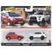 Hot Wheels: Zestaw 2 samochodzików Deluxe Subaru Crosstrek i 2018 Toyota 4Runner 1/64 – Mattel