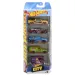 Hot Wheels: Zestaw 5 samochodzików City w skali 1/64 – Mattel