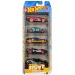Hot Wheels: Zestaw 5 samochodzików Stunt Tracks 1/64 - Mattel