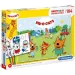 Ici pici kotki Double 2 w 1 104-elementowa kolorowanka dwustronna puzzle - Clementoni
