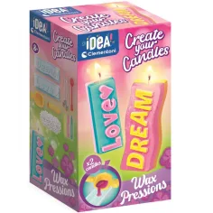 Idea! Zestaw kreatywny do tworzenia świec z wiadomościami - Clementoni