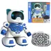 Interaktywna tańcząca świnka robot sterowana pilotem RC z efektami świetlnymi i dźwiękowymi, 20 cm