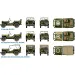 Italeri 1/72 Willys Jeep 1/4 ton 4x4 pojazdy wojskowe zestaw modelarski 2 sztuki