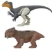 Jurassic World: Danger Pack Guanlong vs. Lystrosaurus zestaw figurek dinozaurów - Mattel