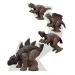 Jurassic World: Fierce Changers - Carnotaurus &amp; Stegosaurus przekształcalna figurka dinozaura - Mattel
