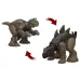Jurassic World: Fierce Changers - Carnotaurus &amp; Stegosaurus przekształcalna figurka dinozaura - Mattel