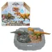 Jurassic World: Zestaw bitewny Dino Reveal z 2 figurkami dinozaurów - Mattel