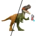 Jurassic World: Zestaw bitewny Dino Reveal z 2 figurkami dinozaurów - Mattel