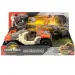 Jurassic World: Zestaw pojazdów bojowych z wyrzutnią i Welociraptorem – Mattel