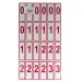 Karty liczbowo-symboliczne dla klas 2-4.