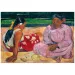 Kolekcja Muzealna: Gauguin - Kobiety z Tahiti na plaży 1000-elementowe puzzle z plakatem - Clementoni