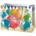 Kolorowe balony średniej wielkości ekskluzywna torba prezentowa 18x10x23 cm