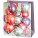 Kolorowe balony średniej wielkości torba na prezent 18x10x23 cm