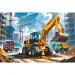 Koparko-ładowarka traktor 60-elementowe puzzle - Trefl