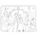 Kraina Lodu 2 w 1 puzzle 250 elementów i kolorowanka 50x35 cm - Lisciani