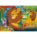 Król Lew 2 w 1 24-elementowe ekologiczne maxi puzzle i kolorowanka 70x50 cm – Lisciani
