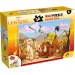 Król Lew 2 w 1 maxi puzzle 24 elementy i kolorowanka 70x50 cm - Lisciani