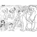 Król Lew 2 w 1 maxi puzzle 4x48 elementów i kolorowanka 35x25 cm – Lisciani
