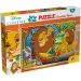 Król Lew 2 w 1 puzzle 24-elementowe i kolorowanka 50x35 cm – Lisciani
