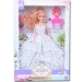 Księżniczka lalka w białej sukience 30 cm