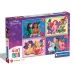 Księżniczki Disney+ 4 w 1 puzzle - Clementoni