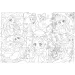 Księżniczki Disneya – Magiczna manga 2 w 1, puzzle 250 elementów i kolorowanka 50x35 cm – Lisciani