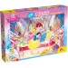 Księżniczki Disneya 2 w 1, puzzle 250 elementów i kolorowanka 50x35 cm – Lisciani
