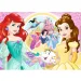 Księżniczki Disneya: Ariel i Bella 100-elementowe błyszczące puzzle - Trefl