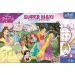 Księżniczki Disneya SuperMaxi dwustronne puzzle 3 w 1, 24 elementy