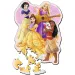 Księżniczki Disneya drewniane puzzle 50 elementów - Trefl
