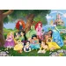 Księżniczki Disneya, puzzle Super Color 104 elementów – Clementoni