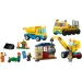 LEGO® City: Ciężarówki budowlane i dźwig z kulą wyburzeniową (60391)