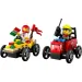 LEGO® City: Pojazd do pizzy kontra wóz strażacki, zestaw samochodów wyścigowych (60458)