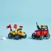 LEGO® City: Pojazd do pizzy kontra wóz strażacki, zestaw samochodów wyścigowych (60458)