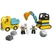 LEGO® DUPLO®: Ciężarówka i koparka gąsienicowa (10931)