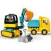 LEGO® DUPLO®: Ciężarówka i koparka gąsienicowa (10931)