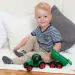 LENA: Ciężarówka Truckies z przyczepą i figurką, 36 cm
