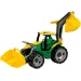 LENA: Ogromny traktor z ładowaczem czołowym i łyżką koparki żółto/zielony 65 cm