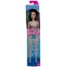 Lalka Barbie Beach w niebieskim wzorzystym stroju kąpielowym - Mattel
