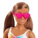 Lalka Barbie z okazji 50. rocznicy "RAZEM DLA ZIEMI!" w pasiastym ubraniu - Mattel